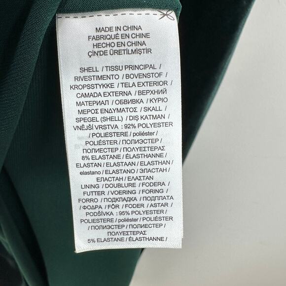 Lauren Ralph Lauren Velvet Flutter Sleeve Cocktail Midi Dress Green US 16 NWT - Picture 12 of 14